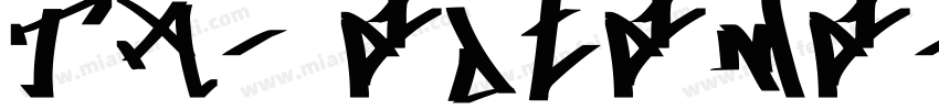 TA- aotama字体转换
